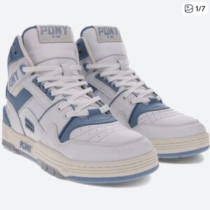 PONY Mens M100 High Top Lace Up Athletic Sneaker in Size 10.5